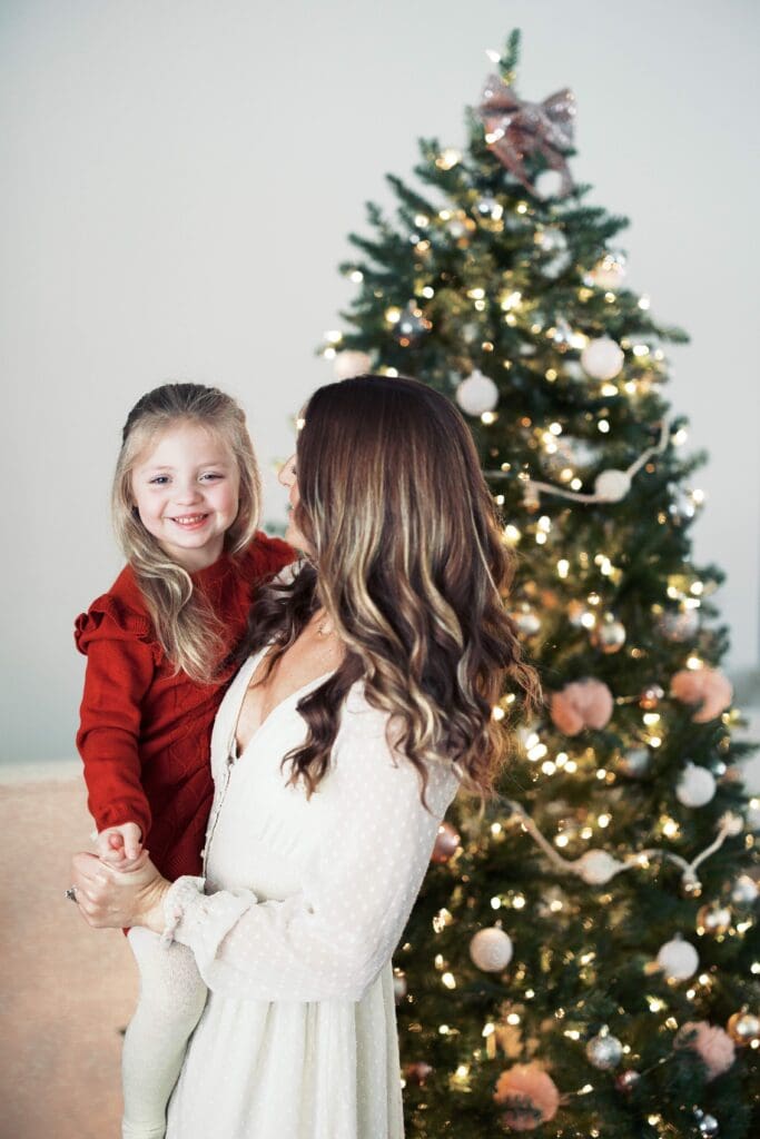 Images taken during an in home family session