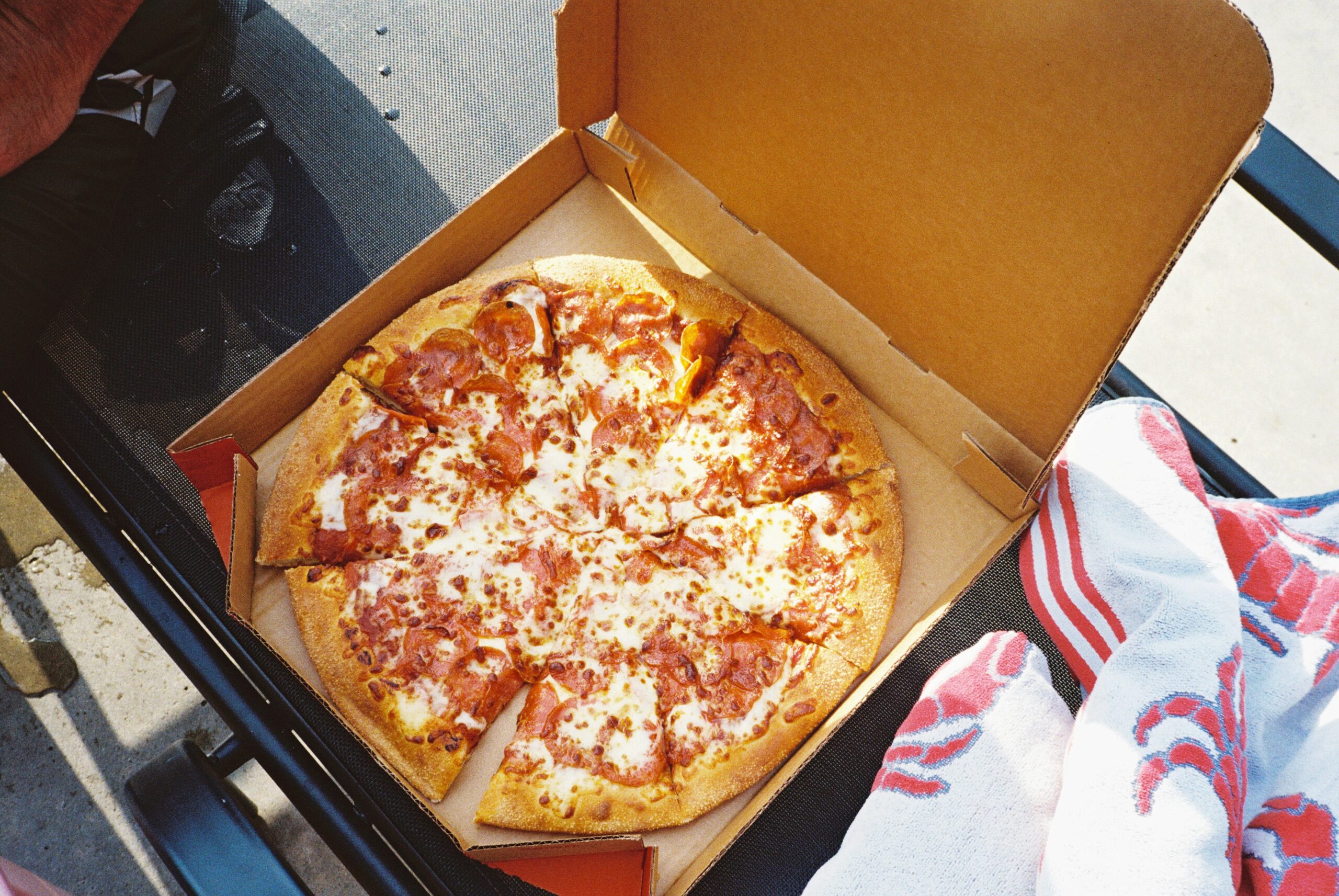 Photo of pizza from a local argyle restaurant